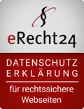 eRecht24 Datenschutz Siegel eRecht24 Datenschutz Siegel